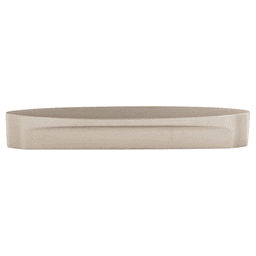 5" Sanctuary Oval Long Slot Pull, Brushed Satin Nickel