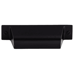 2-3/4" Barrington Channing Cup Pull, Flat Black
