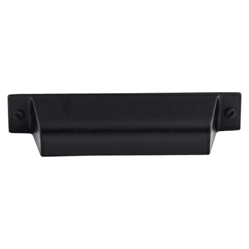 3-3/4" Barrington Channing Cup Pull, Flat Black