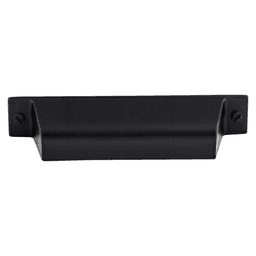 3-3/4" Barrington Channing Cup Pull, Flat Black