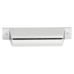 3-3/4" Barrington Channing Cup Pull, Polished Chrome