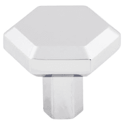 1-1/4" Serene Lydia Knob, Polished Chrome