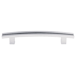 5" Sanctuary Inset Rail Pull, Polished Chrome