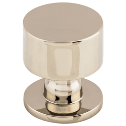 1-1/8" Serene Lily Knob, Polished Nickel