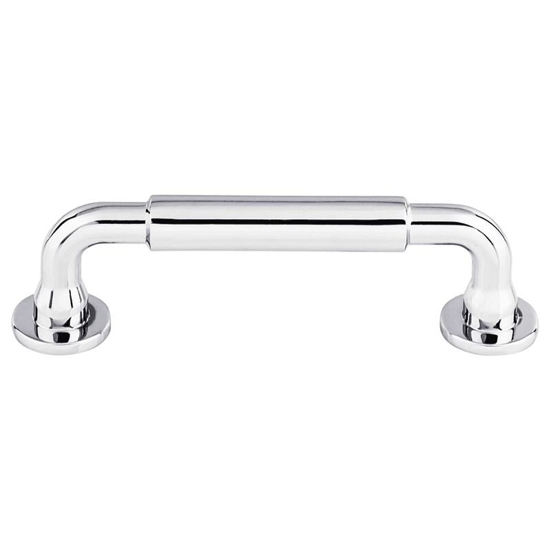 3-3/4" Serene Lily Pull, Polished Chrome
