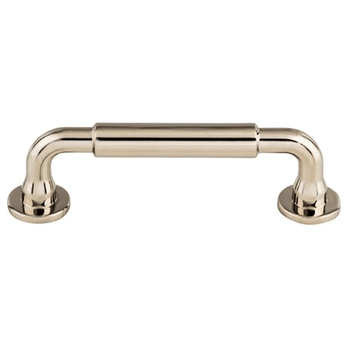 3-3/4" Serene Lily Pull, Polished Nickel