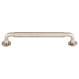 6-5/16" Serene Lily Pull, Brushed Satin Nickel