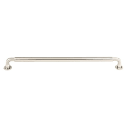 12" Serene Lily Pull, Polished Nickel