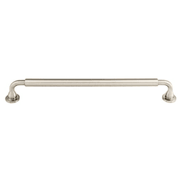12" Serene Lily Appliance Pull, Brushed Satin Nickel