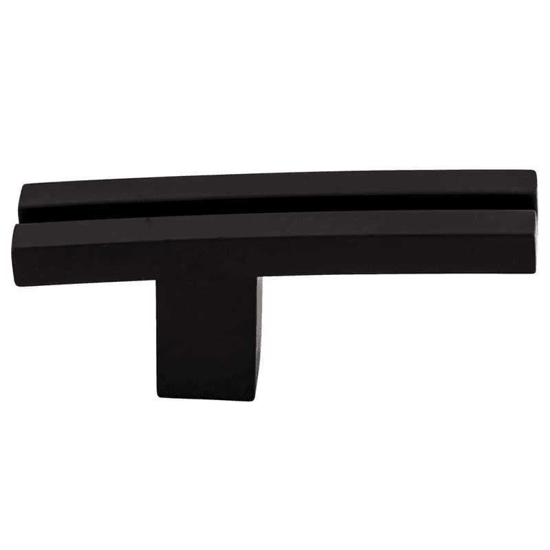 2-5/8" Sanctuary Inset Rail Knob, Flat Black