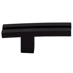 2-5/8" Sanctuary Inset Rail Knob, Flat Black