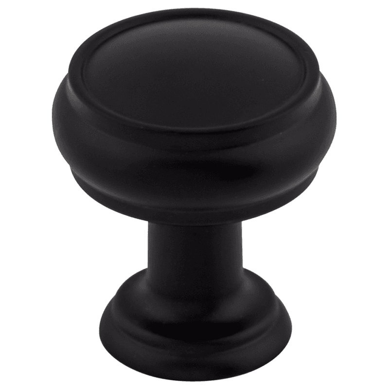 1" Serene Eden Small Knob, Flat Black
