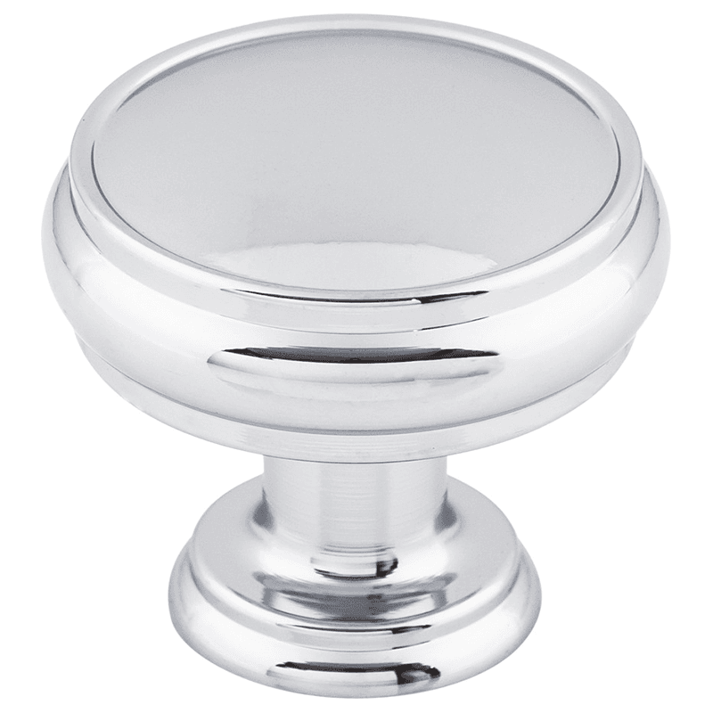 1-3/8" Serene Eden Large Knob, Polished Chrome