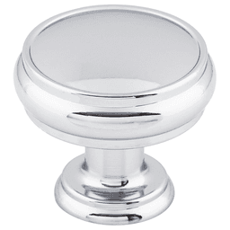 1-3/8" Serene Eden Large Knob, Polished Chrome