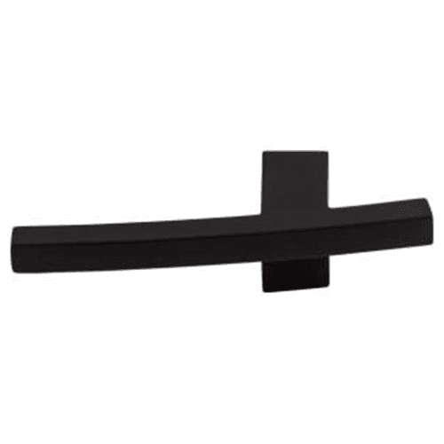 3" Sanctuary Slanted B Knob, Flat Black