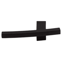 3" Sanctuary Slanted B Knob, Flat Black