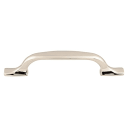 3-3/4" Devon Torbay Pull, Polished Nickel