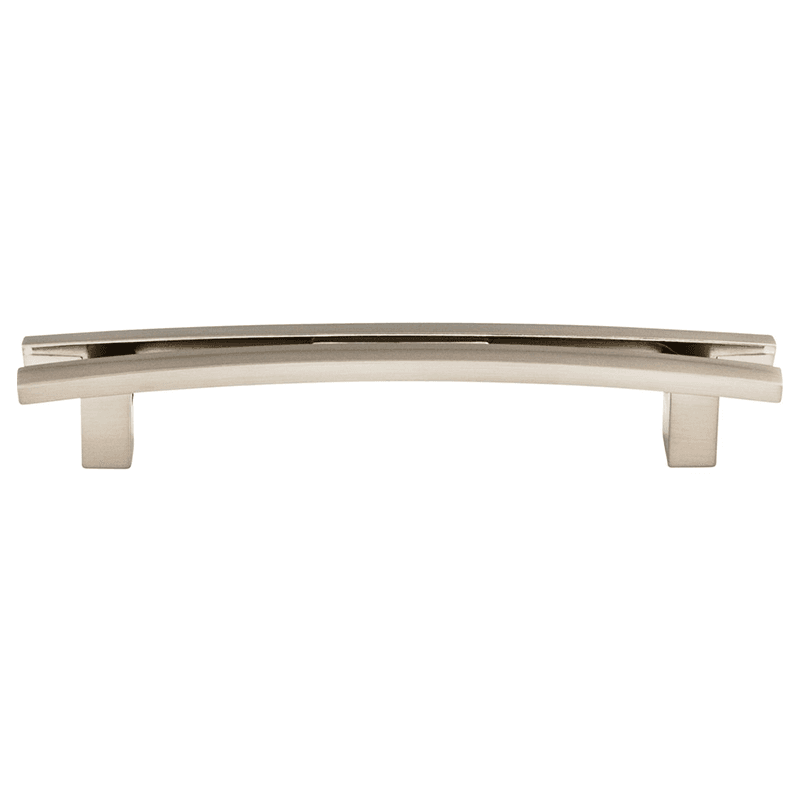 5" Sanctuary Flared Pull, Brushed Satin Nickel