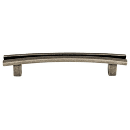 5" Sanctuary Flared Pull, Pewter Antique