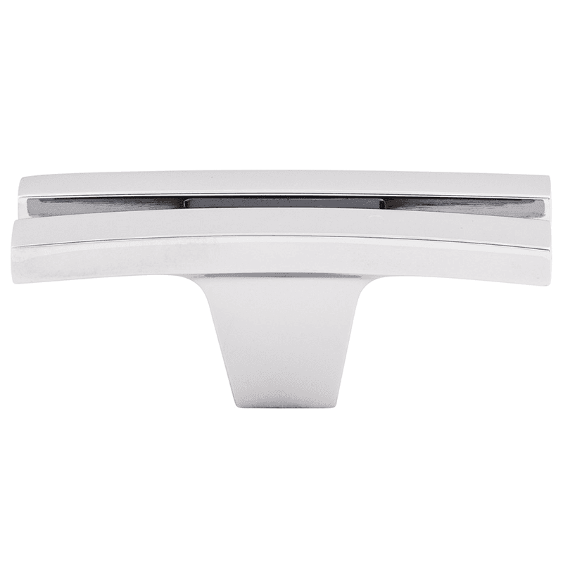 2-5/8" Sanctuary Flared Knob, Polished Chrome