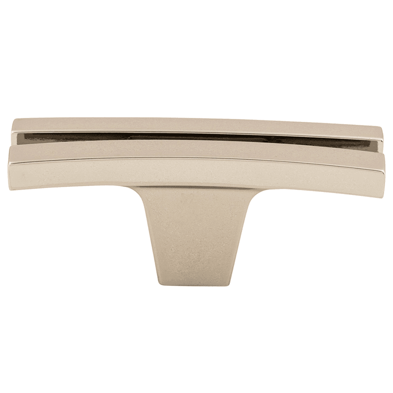 2-5/8" Sanctuary Flared Knob, Polished Nickel