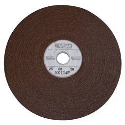 5" PSA 80 Grit KK114F Sanding Disc, Aluminum Oxide on Cotton