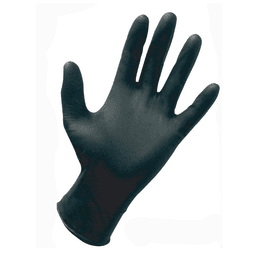 Nitrile Powder Free Light Weight Gloves, Black, 2X-Large, BOX/100