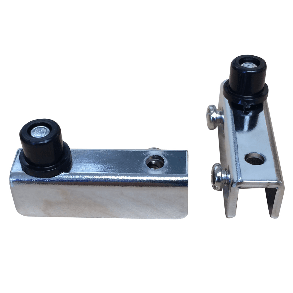 Inset Glass Door Pivot 120° Opening Hinge, Polished Chrome