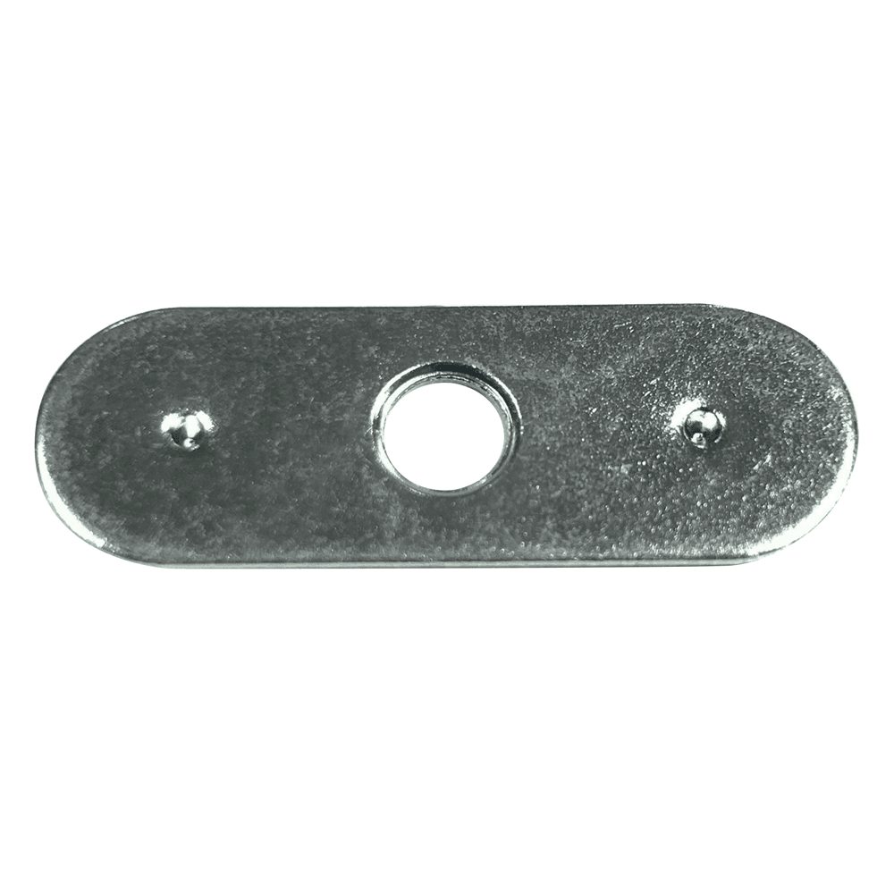 Oval Strike Plate, Zinc