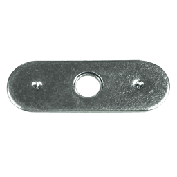 Oval Strike Plate, Zinc