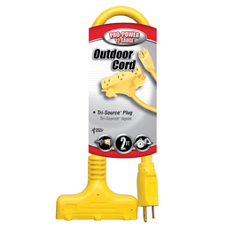 Southwire® 2' 3-Way Power Block Outdoor Extension Power Cord