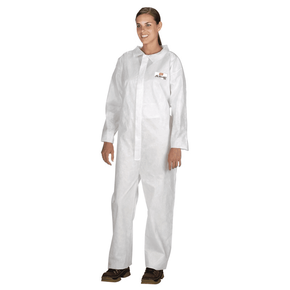 ActivGARD® Polypropylene Disposable Coverall Open with Wrist/Ankles/Collar, Large
