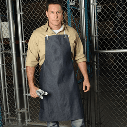 NS® No-Pocket Denim Apron, Blue, 28" x 38