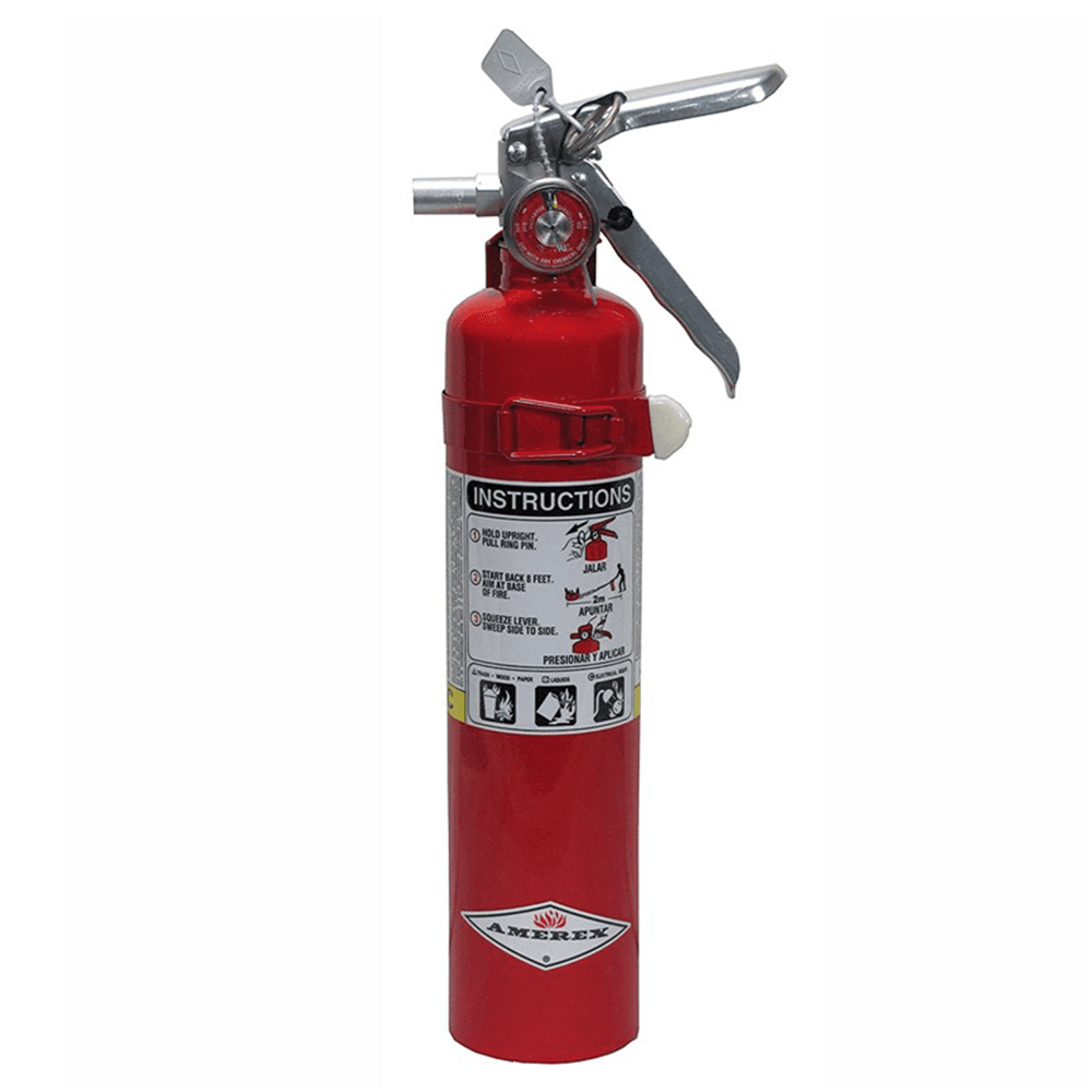 Amerex® Dry Chemical Fire Extinguisher with Vehicle Bracket, 2.5lb