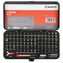 Universal Bit Set 1/4" Drive 90 Pieces