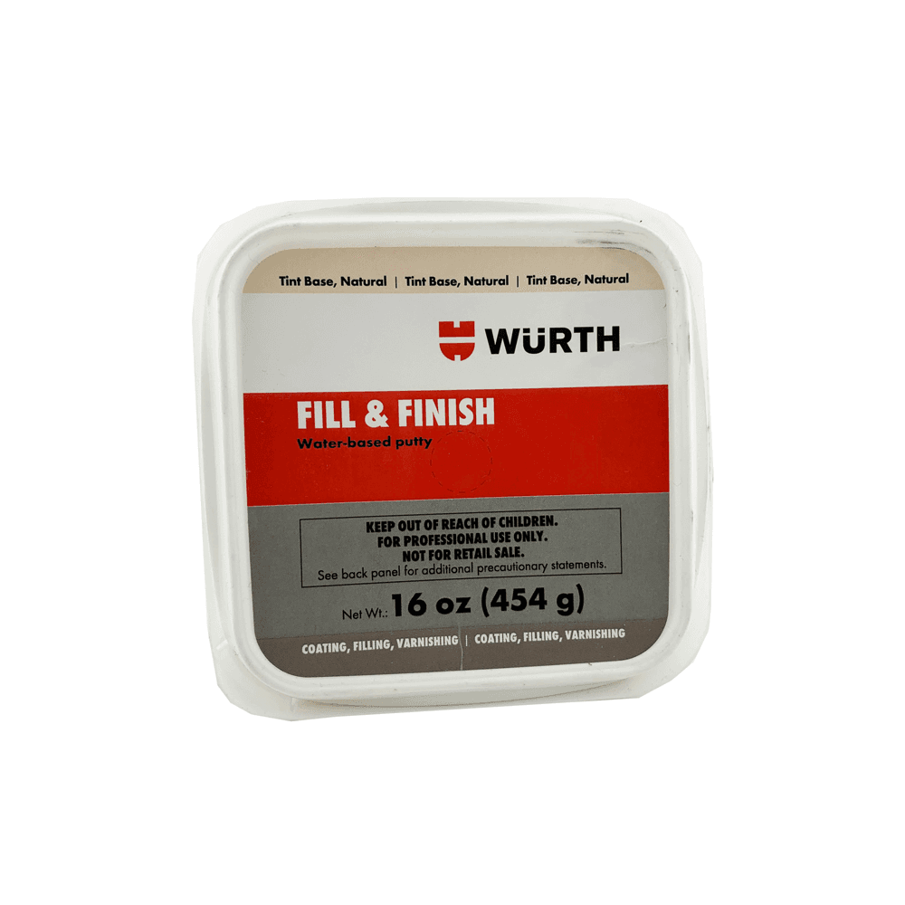Wurth Fill and Finish Ready to Use Water-Based Wood Filler, 16oz, Rosewood