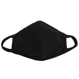 Black Cotton Reusable Mask, Box of 10