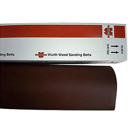 8" x 151" 180 Grit Wide Sanding Belt, Aluminum Oxide on X-Weight Cloth