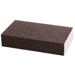 Medium Grit 4-Sided Sanding Sponge, 3-7/8" x 2-3/4" x 1"