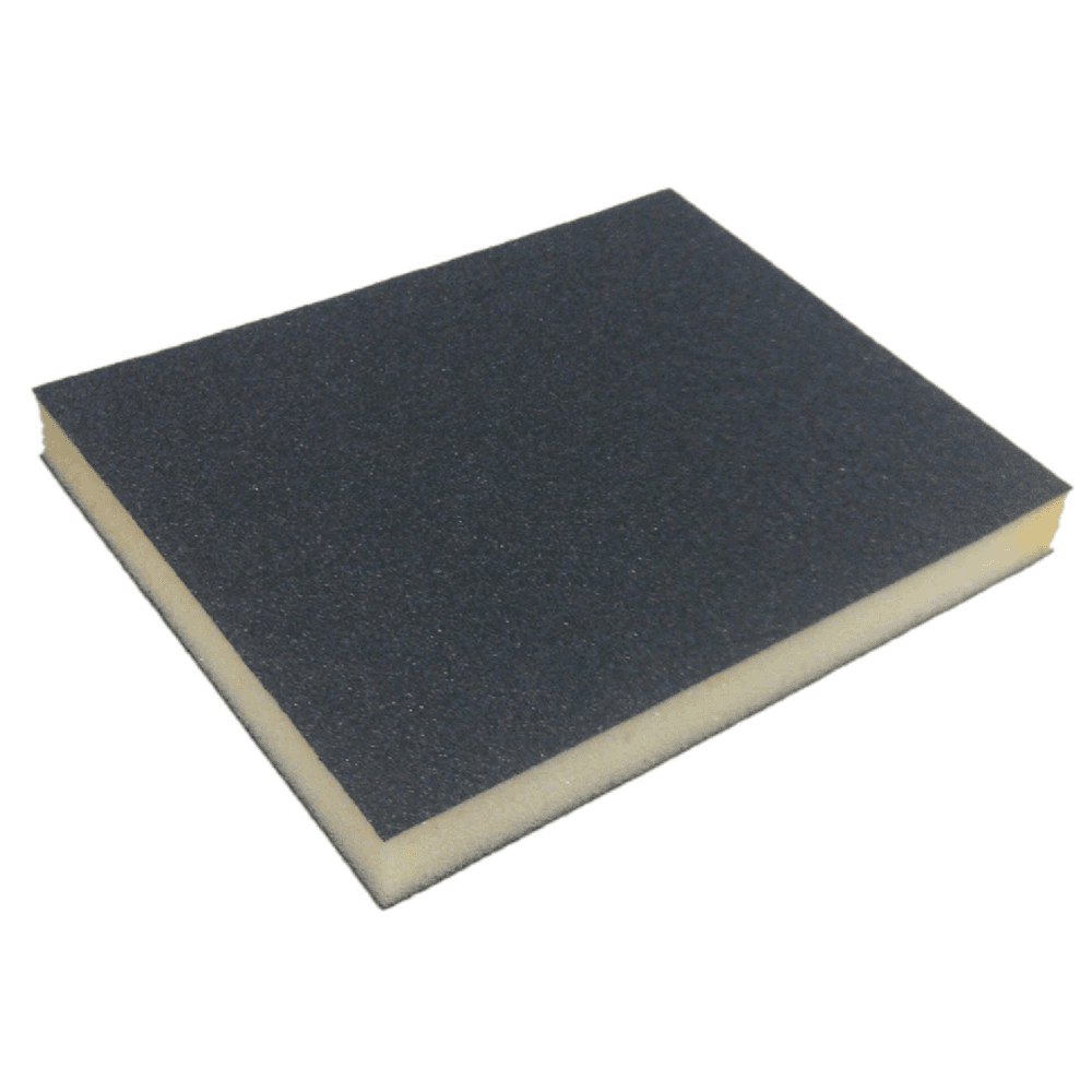 Fine Grit 2-Sided Sanding Sponge, 4-3/4" x 3-7/8" x 1/2"