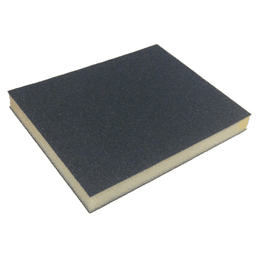 Fine Grit 2-Sided Sanding Sponge, 4-3/4" x 3-7/8" x 1/2"