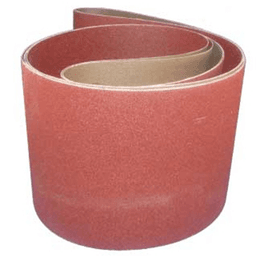 9" x 166" 100 Grit Edge Sanding Belt, Aluminum Oxide on X-Weight Cloth