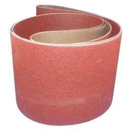 8" x 144" 100 Grit Edge Sanding Belt, Aluminum Oxide on X-Weight Cloth