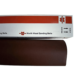 8" x 144" 150 Grit Wide Sanding Belt, Aluminum Oxide on X-Weight Cloth