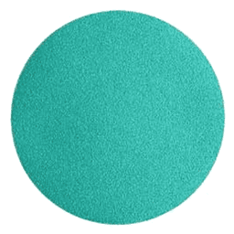 6" Emerald Hook & Loop 1500 Grit No Holes Velcro Disc, Aluminum Oxide on Film