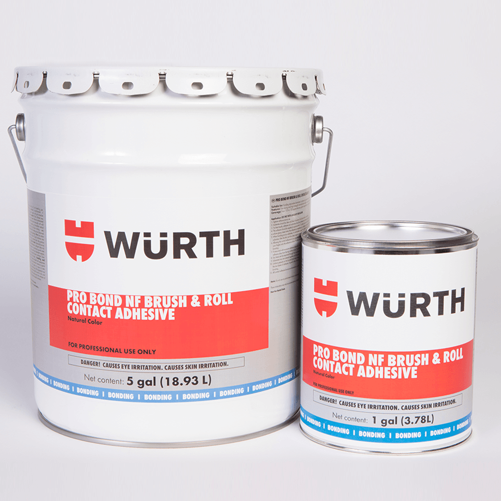 Pro Bond NF Brush/Roll Contact Adhesive, Clear, 5 Gallon Pail