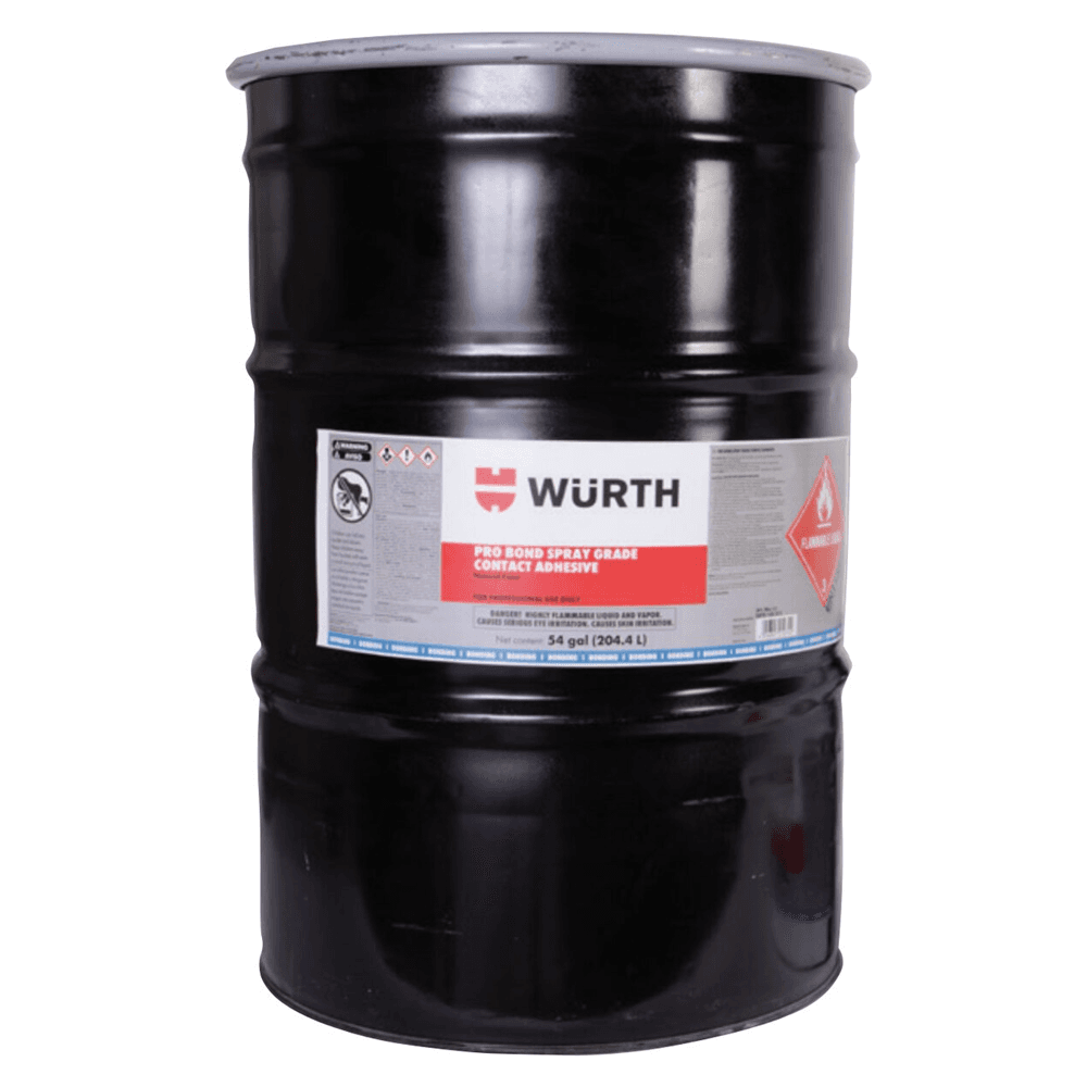 Pro Bond Premium Contact Adhesive, Red, 54 Gallon Drum