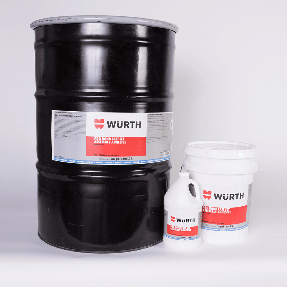 Pro Bond Assembly Adhesive, White, 1 Gallon Canister
