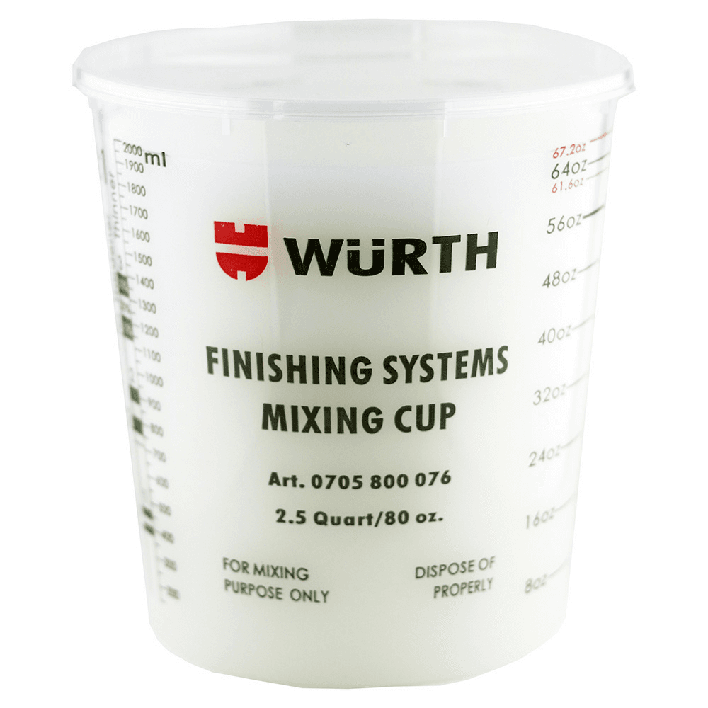 Paint Mixing Disposable Cup, 2.5 Quart