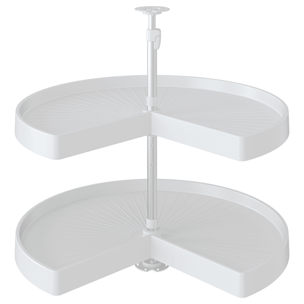 32" Kidney 2-Tray Lazy Susan Kit